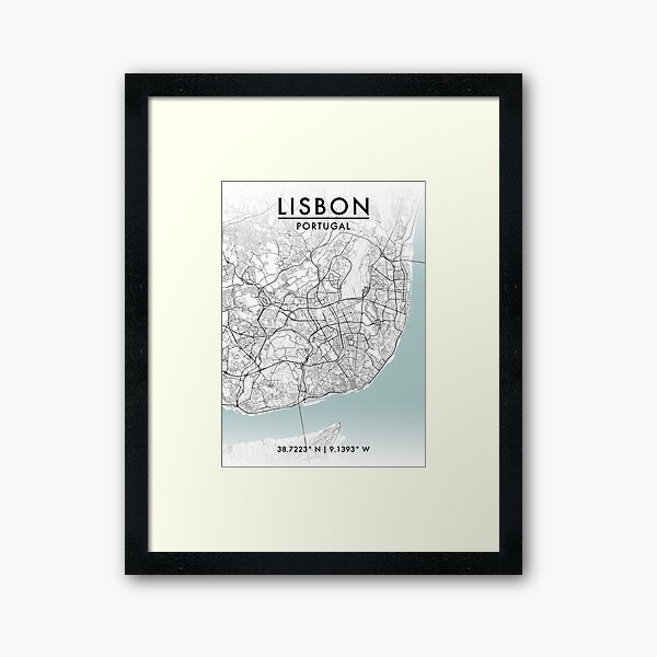 Item preview, Lisbon City Map designed and sold by JLCDesign.