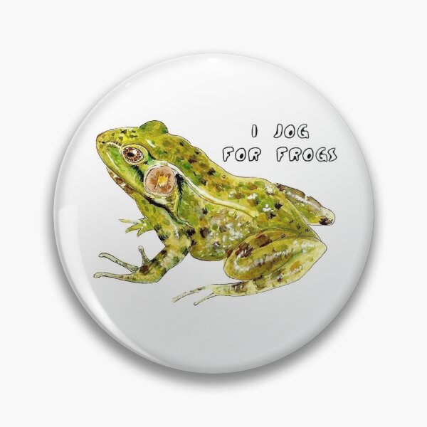 i jog for frogs Pin