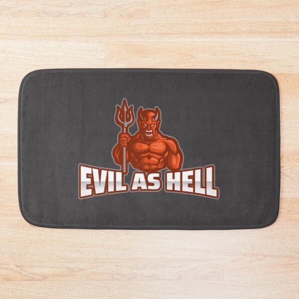 Item preview, Evil as hell logo designed and sold by Delicarte.
