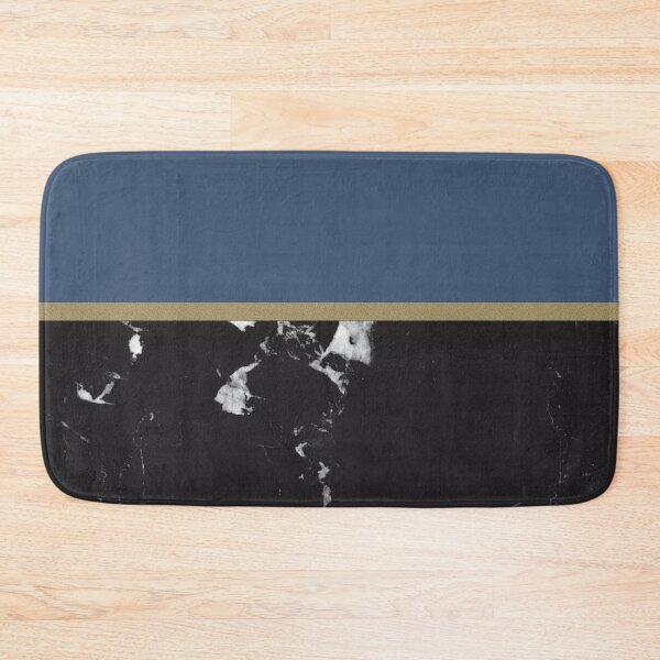 Item preview, Marble Mix Stripes #3 #black #white #blue #gold #decor #art  designed and sold by Anita's & Bella's Art.