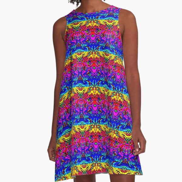 PURPLE FRAZE A-Line Dress