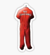 No Touching Sticker