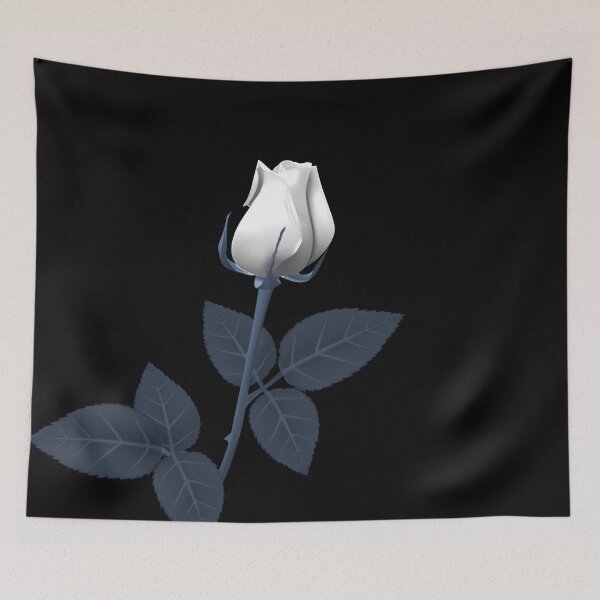 Item preview, White Long Stem Rose designed and sold by OBJETDART.