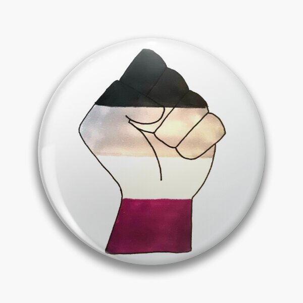 Item preview, Asexual Pride Fist designed and sold by kdm-art.