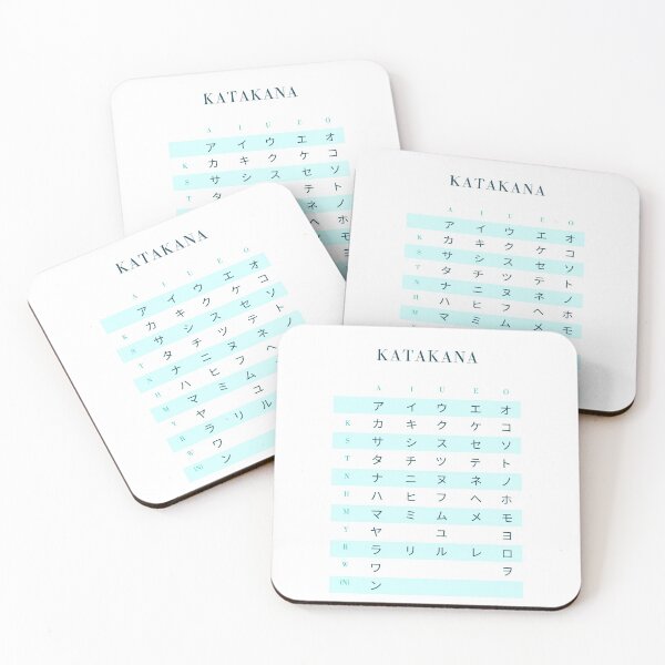 Item preview, Japan Katakana Chart designed and sold by MyJapaneseDaily.