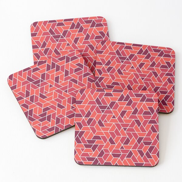 Item preview, Geometric Triangles - Fire red designed and sold by Josh Tyers.