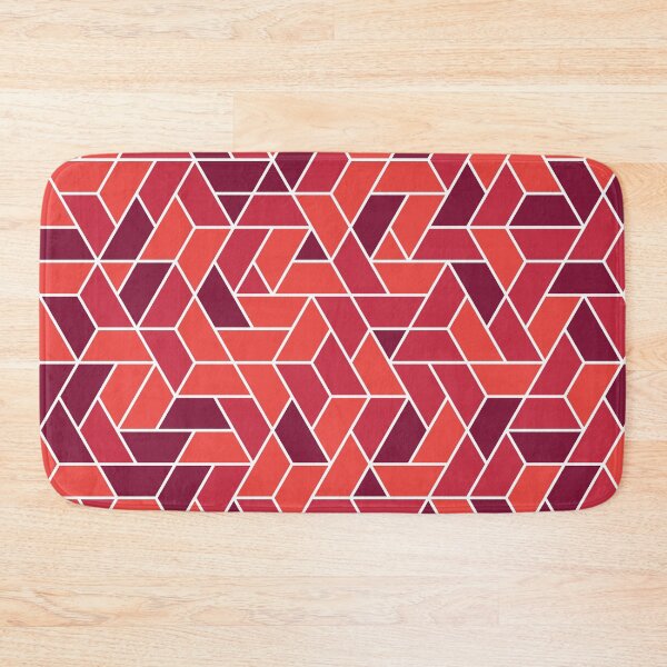 Item preview, Geometric Triangles - Fire red designed and sold by Josh Tyers.