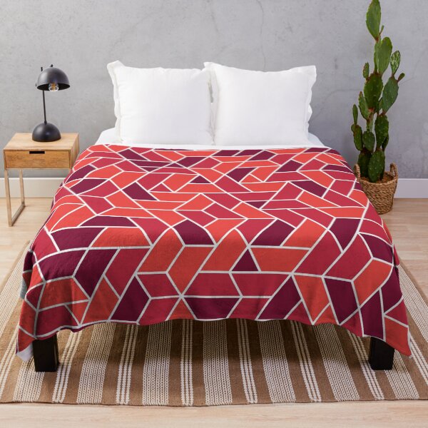 Item preview, Geometric Triangles - Fire red designed and sold by Josh Tyers.