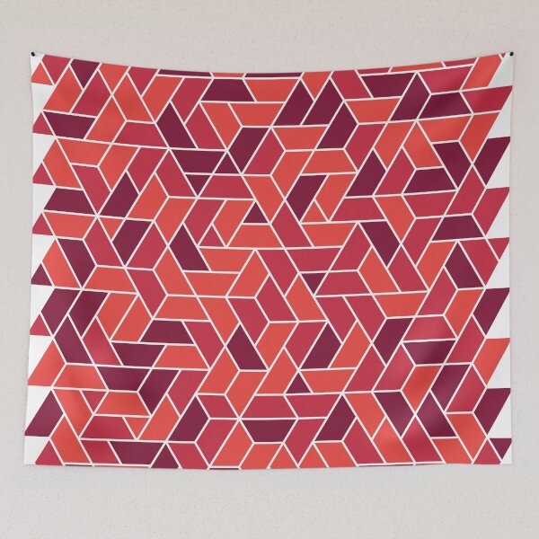 Item preview, Geometric Triangles - Fire red designed and sold by Josh Tyers.