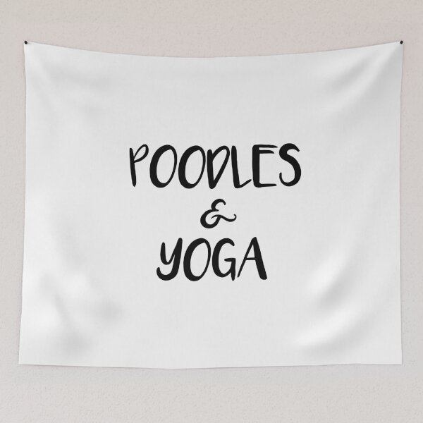 Item preview, Poodles and Yoga designed and sold by jackknite.