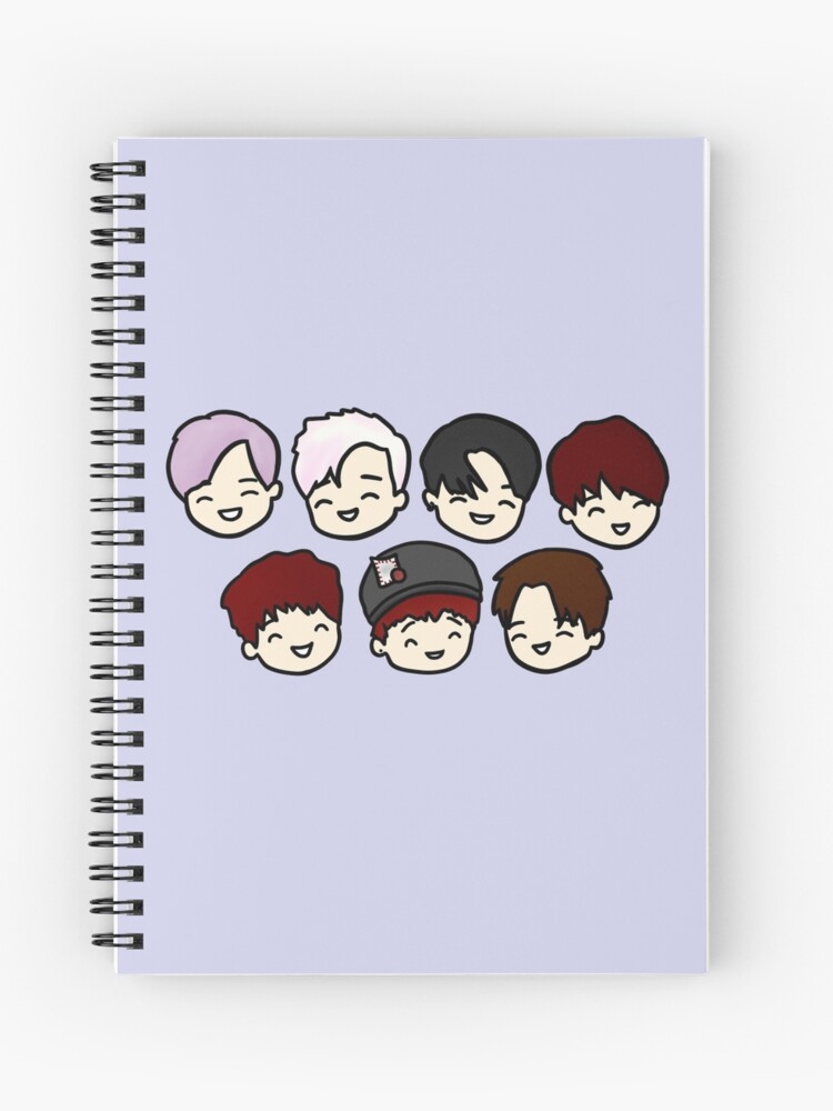 Bts War Of Hormone Fanart Spiral Notebook By Sleepiest Redbubble