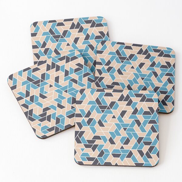 Item preview, Geometric Triangles - Beach House Blue designed and sold by Josh Tyers.