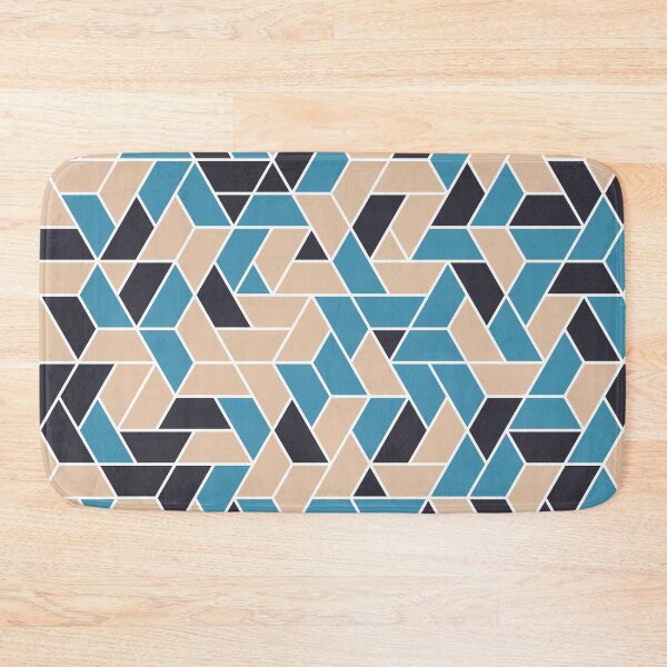 Item preview, Geometric Triangles - Beach House Blue designed and sold by Josh Tyers.