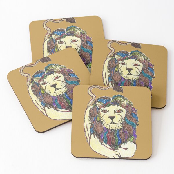 Item preview, Colorful Lion designed and sold by ArtChildGalore.