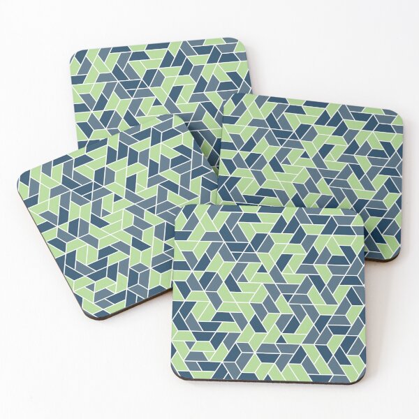 Item preview, Geometric Triangles - Meadow Green designed and sold by Josh Tyers.