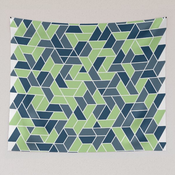 Item preview, Geometric Triangles - Meadow Green designed and sold by Josh Tyers.