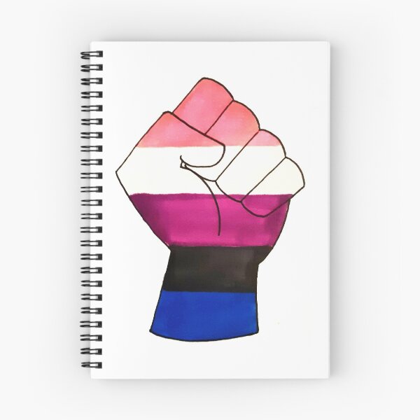 Item preview, Genderfluid Pride Fist  designed and sold by kdm-art.
