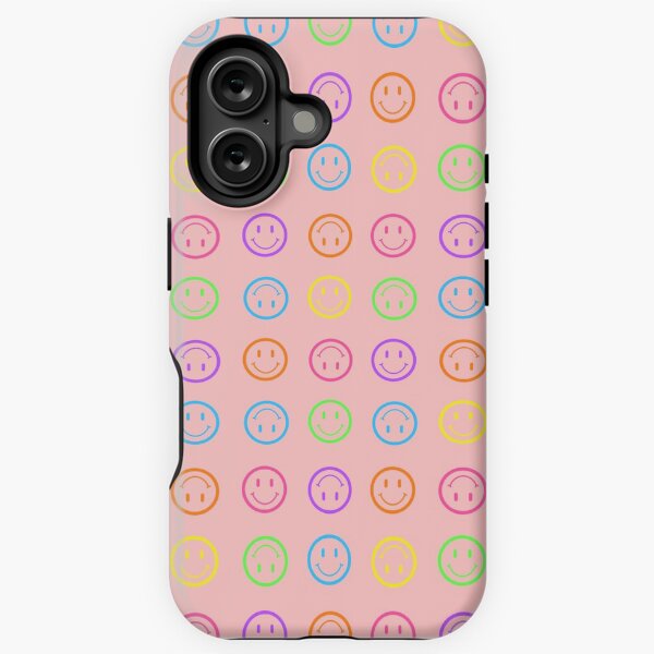 Item preview, Rainbow smiley face pattern designed and sold by hanameda.