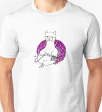 alpaca knitting Slim Fit T-Shirt
