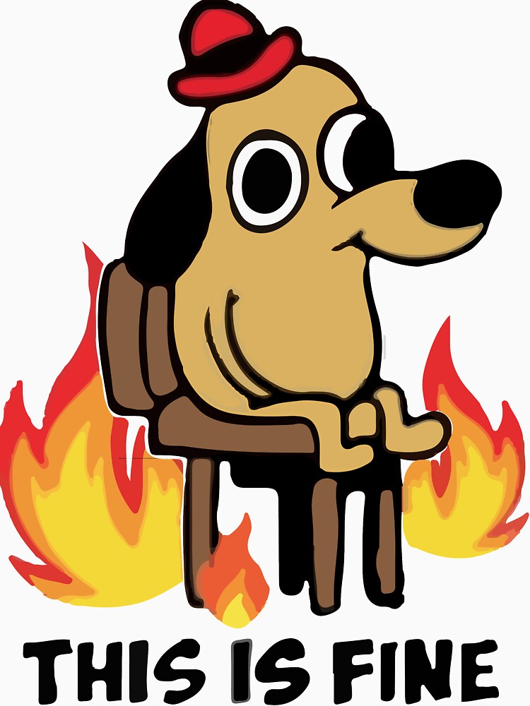 "This Is Fine" Meme by one-lonely-boy