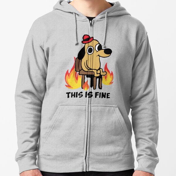 "C'est bien" Meme Veste zippée à capuche