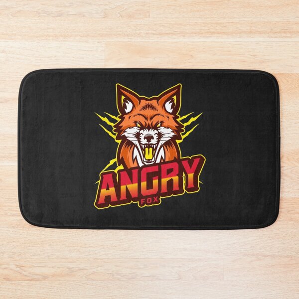Item preview, Angry fox with open mouth image designed and sold by Delicarte.