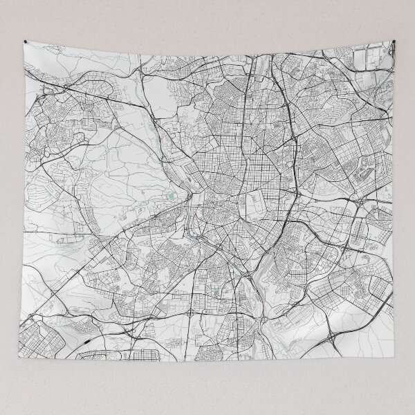 Item preview, Madrid City Map designed and sold by JLCDesign.