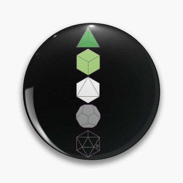 Item preview, Aromantic Platonic Solids (plain) designed and sold by Florilège Art.