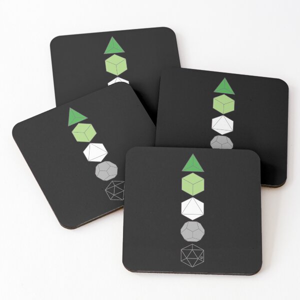 Item preview, Aromantic Platonic Solids (plain) designed and sold by Florilège Art.