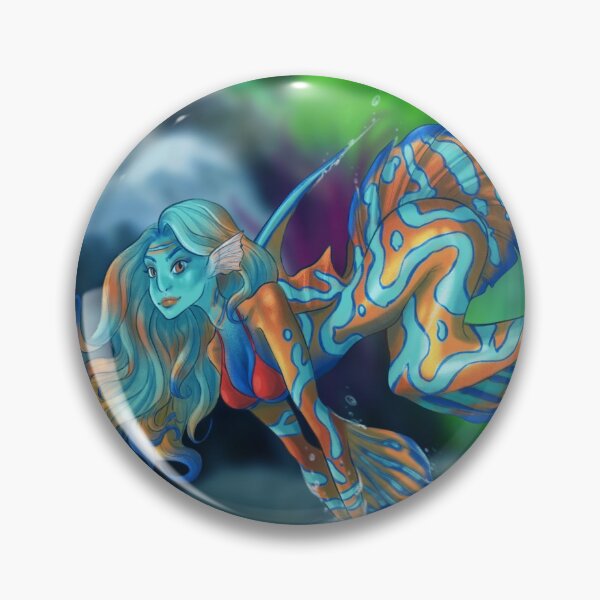 Item preview, Mandarin fish Mermaid designed and sold by laurenpanda12.