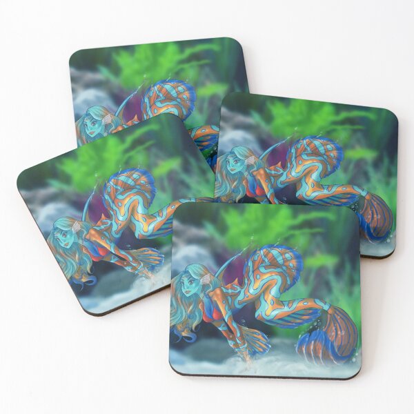 Item preview, Mandarin fish Mermaid designed and sold by laurenpanda12.