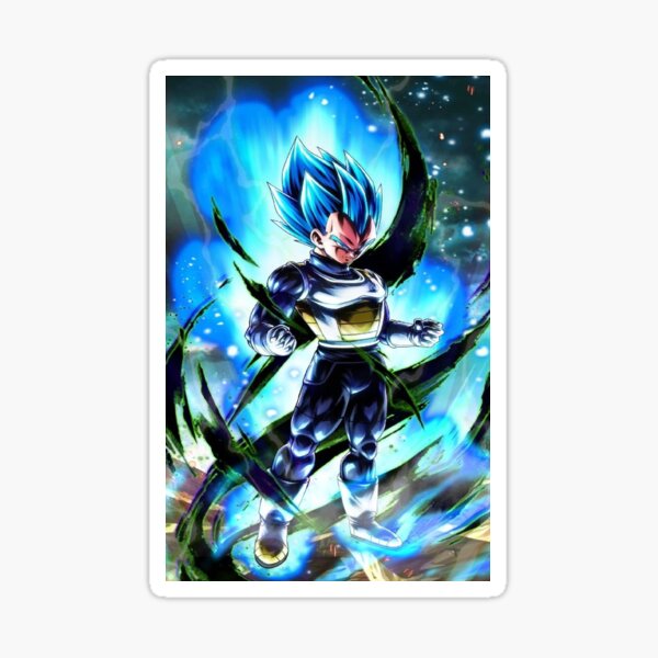 Vegeta Super Saiyan Blue Case Sticker For Sale By Johann36 Redbubble 