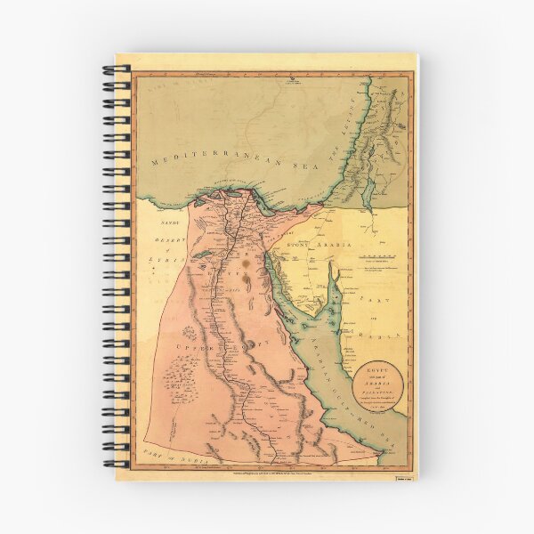 Item preview, Map of Egypt with part of Arabia and Palestine (c 1800) designed and sold by allhistory.