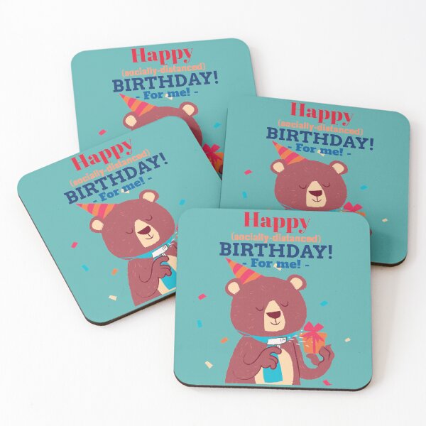 Item preview, HAppy Socially distance birthday for me designed and sold by EvaWolf.