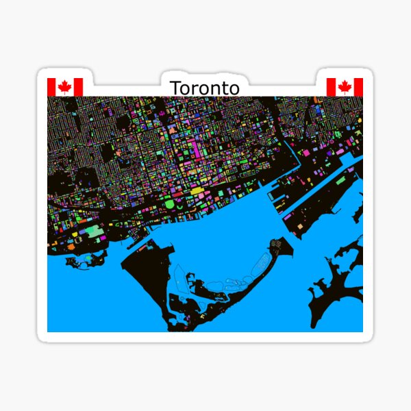 The Colours of Toronto Sticker