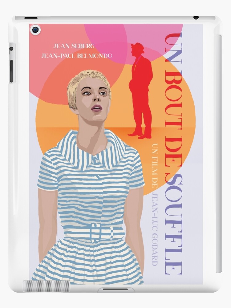 A Bout De Souffle Jean Luc Godard Jean Seberg Alternative Movie Poster Ipad Case Skin By Cwayers Redbubble