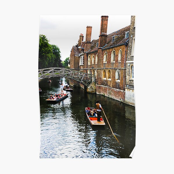 Taking a punt on The River Cam Poster