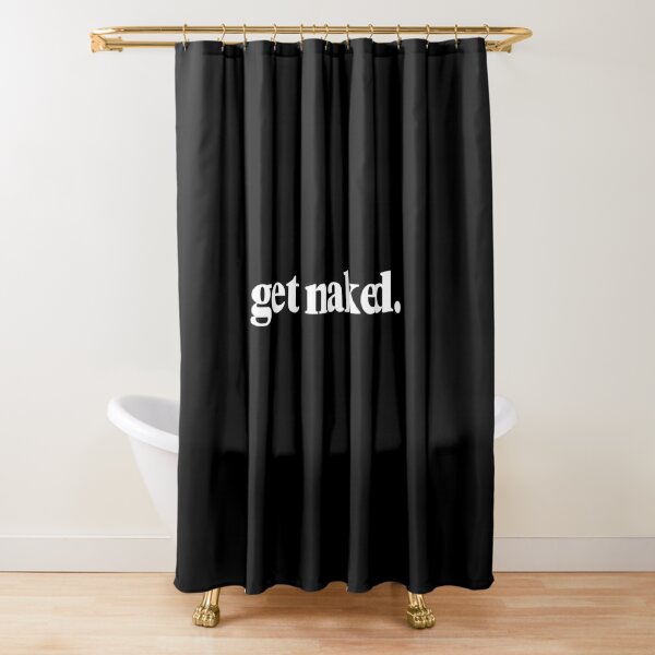 Get Naked Shower Curtain w/ Hooks Sexy Girl Undressing Bathroom Accessory  Sets