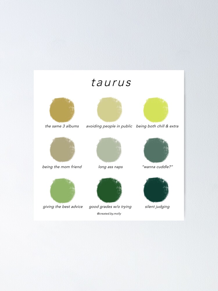 Taurus Color Palette And Meanings (Plus Colors You Should Avoid ...