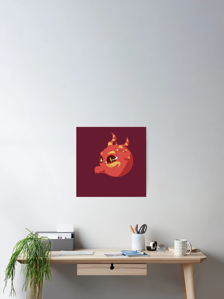 Thumbnail 2 of 3, Poster, Round Dragon designed and sold by RClaire.