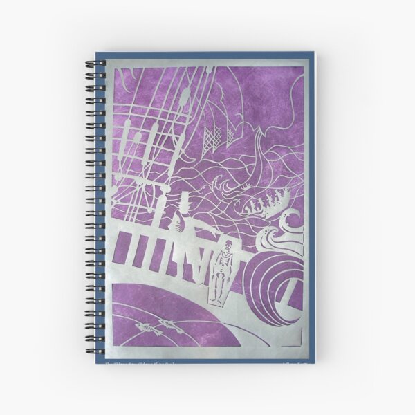 The Oblong Box in Silver Spiral Notebook
