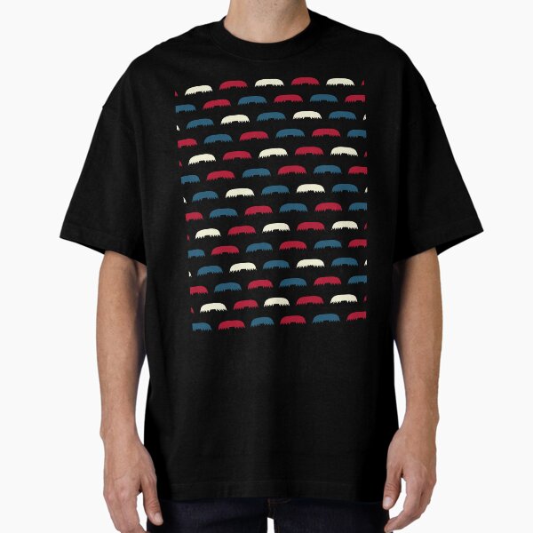 Mustache Mania - The Walrus Patriot Oversized T-Shirt