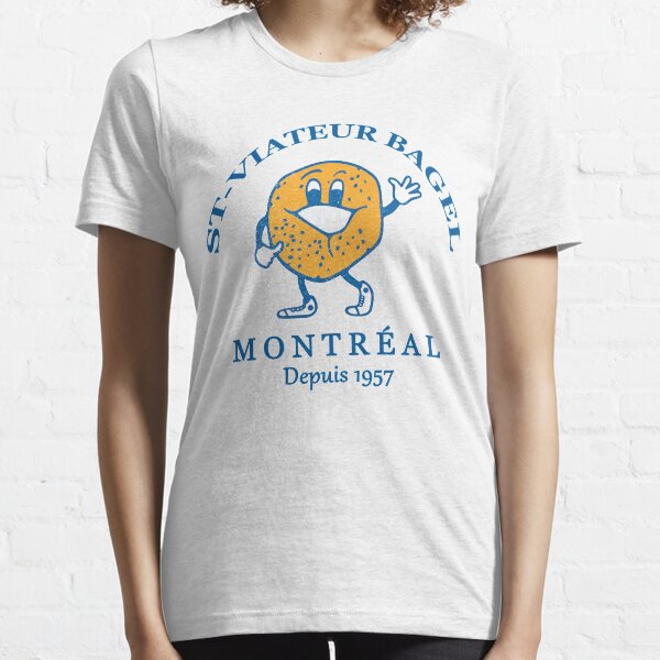 Les bagels sont en plein essor ST Viateur Bagel Montréal Depuis 1957 T-shirt essentiel