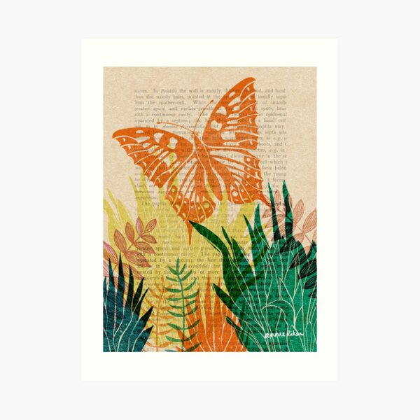 Butterfly Garden Art Print