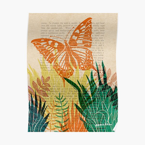 Butterfly Garden Poster