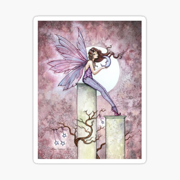 Item preview, Whispering Moon Fairy Fantasy Art by Molly Harrison designed and sold by Molly  Harrison.