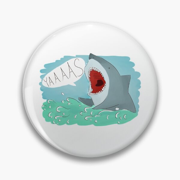 Item preview, very excited goofy shark designed and sold by themindofcc.