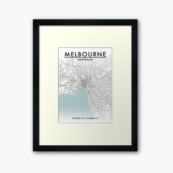 Item preview, Melbourne City Map designed and sold by JLCDesign.