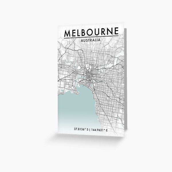 Item preview, Melbourne City Map designed and sold by JLCDesign.