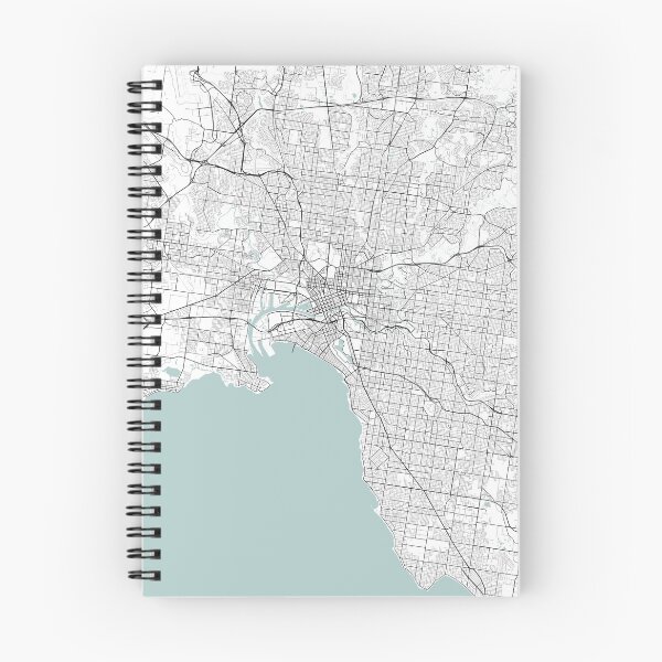 Item preview, Mapa de la ciudad de Melbourne designed and sold by JLCDesign.